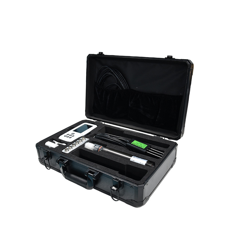 土壤温湿度电导率含盐量PH测定仪